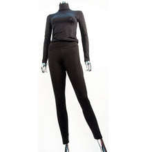 Charger l'image dans la galerie, Legging - Pantalon en tricot Ponte de Roma - Noir