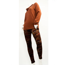 Charger l'image dans la galerie, Legging - Pantalon de sport en tricot Ponte de Roma - motif multicolore