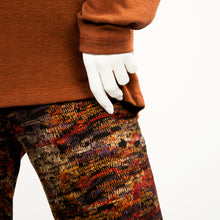 Load image into Gallery viewer, Legging - Pantalon de sport en tricot Ponte de Roma - motif multicolore
