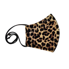 Charger l&#39;image dans la galerie, Masque lavable en velours - Motif léopard
